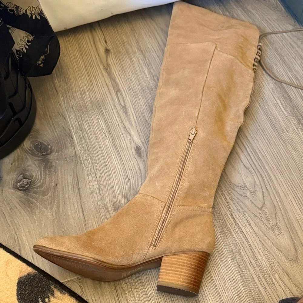 Aldo Camel Over-the-Knee Boots